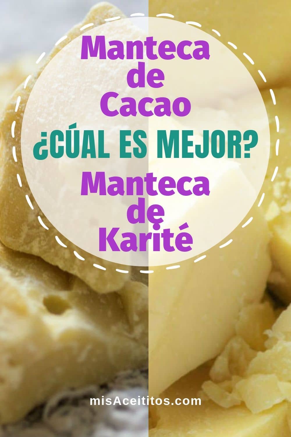 Analizamos las similitudes y diferencias de la Manteca de Cacao y la Manteca de Karité sin refinar. Propiedades, beneficios y usos.