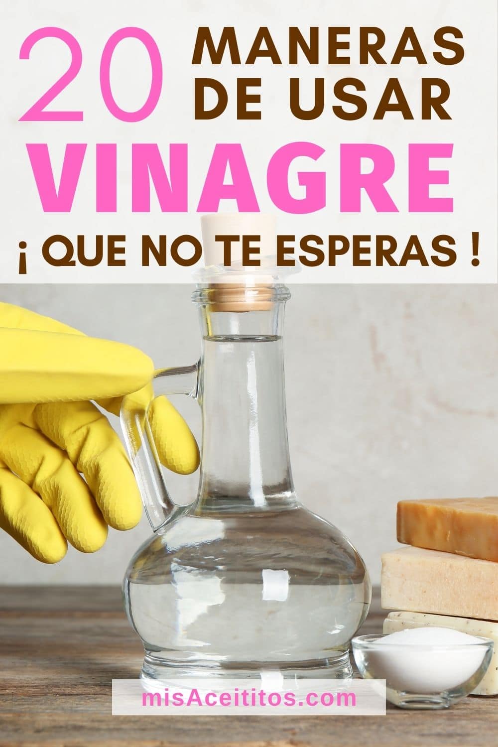 20 Usos del vinagre en tu hogar que seguro desconocias