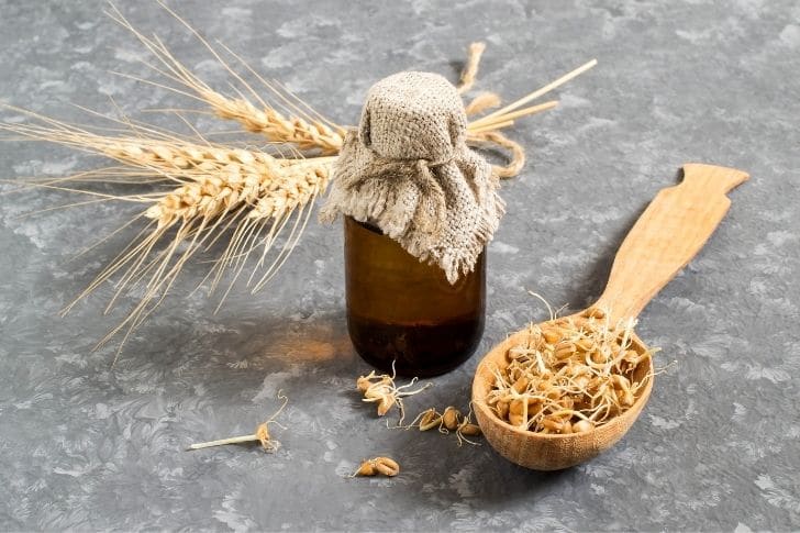Beneficios del aceite de germen de trigo.