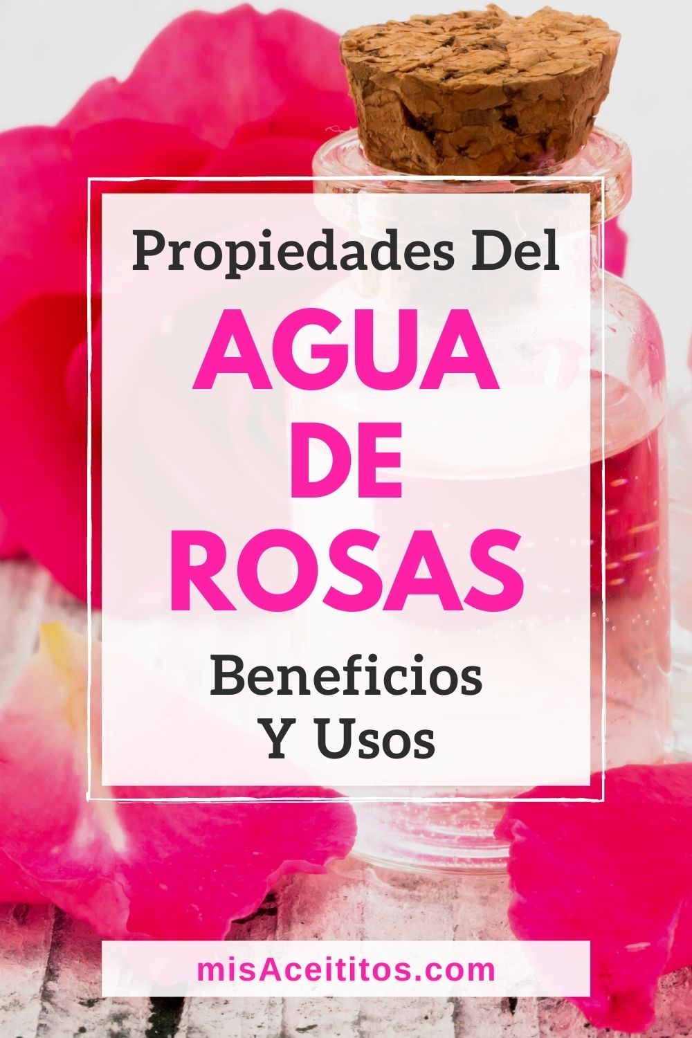 Propiedades y usos del agua de rosas.