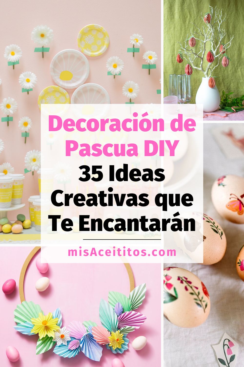 4 ideas de decoración de Pascua DIY