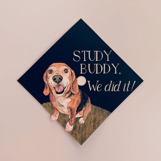 Gorra de Graduación con Mascotas