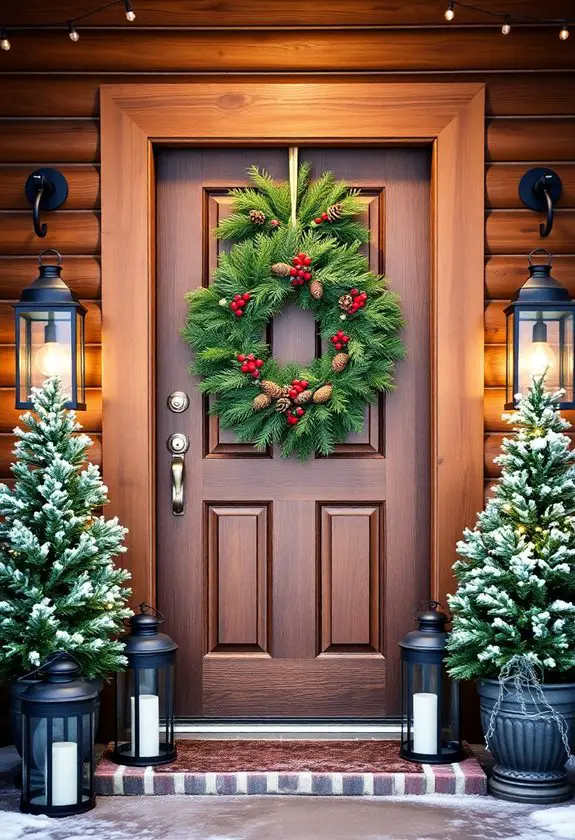 festive entrance decoration design