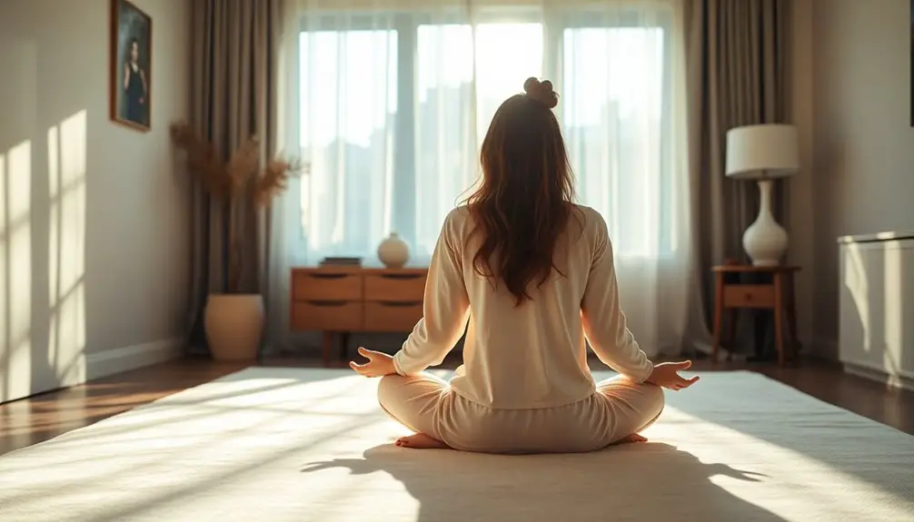 práctica de meditación matutina