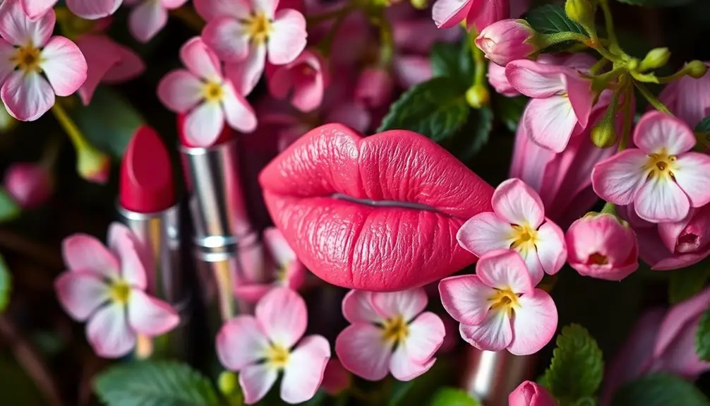 Labios Inspirados en Jardines: Tonos Frescos y Delicados