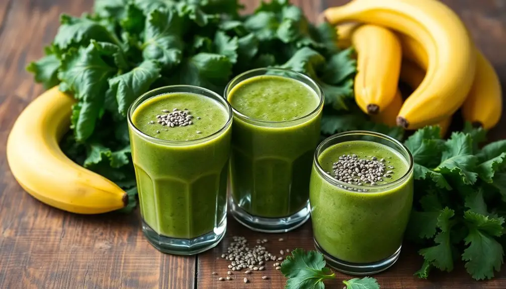 receta de batido verde saludable