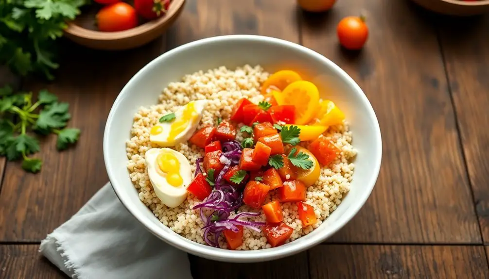 receta de bowl de poder arcoíris