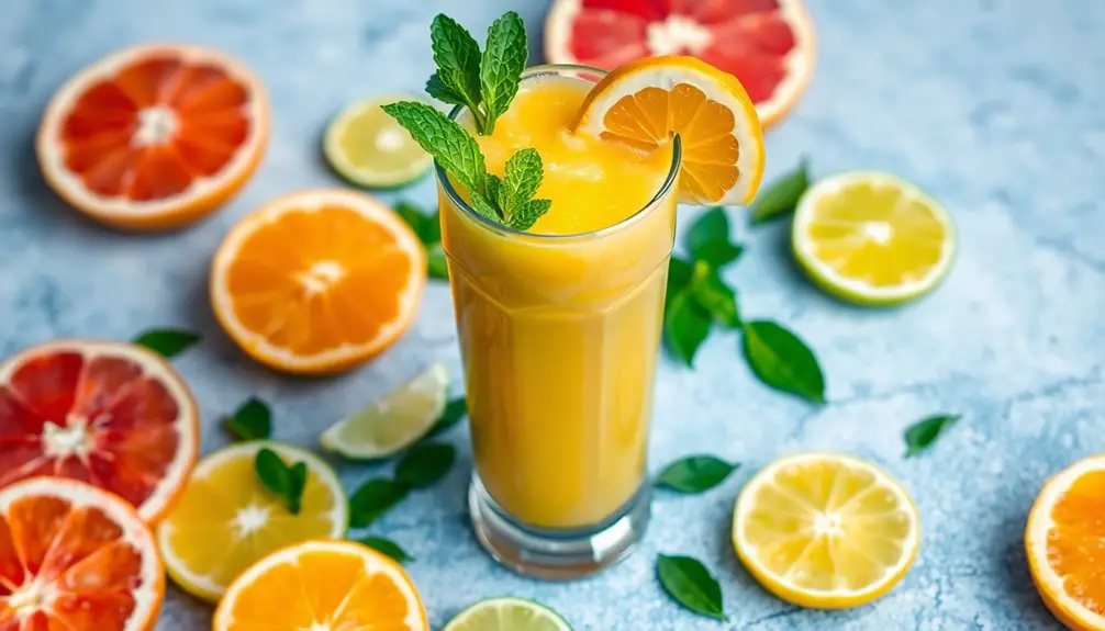 mezcla de recarga de cítricos tropicales