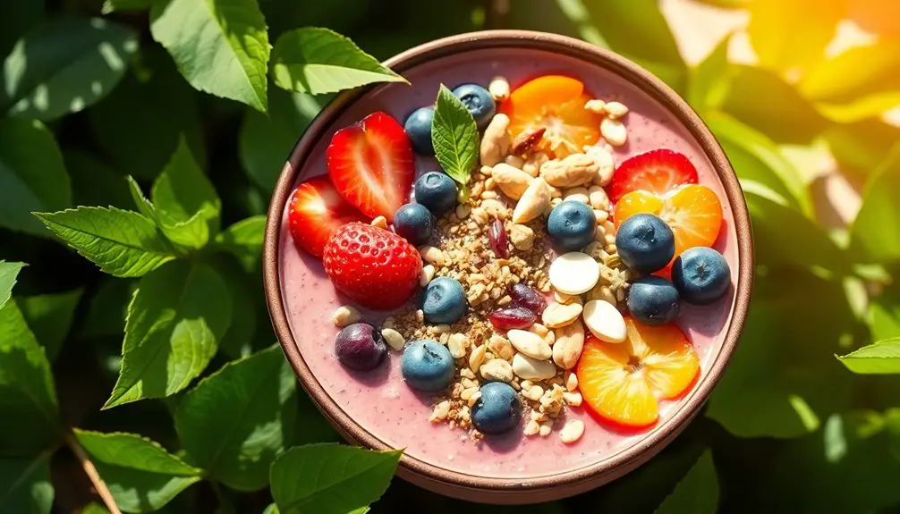 beneficios del tazón de batido rico en nutrientes