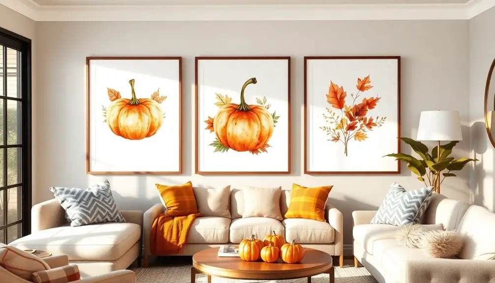 técnicas de arte en acuarela de otoño