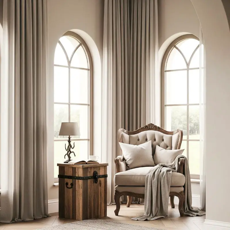 muebles con comodidad ornamentada