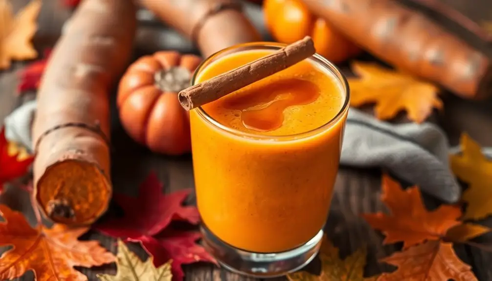 puré de batata con canela